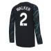 Manchester City Kyle Walker #2 Kopio Kolmas Pelipaita 2023-24 Pitkät Hihat